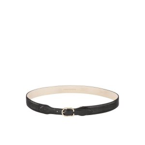 Cinture Longchamp Pelle Nere | 18294-EZQT