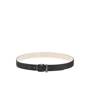 Cinture Longchamp Pelle Nere | 32687-KGDF