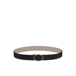 Cinture Longchamp Pelle Nere | 63510-IFPH