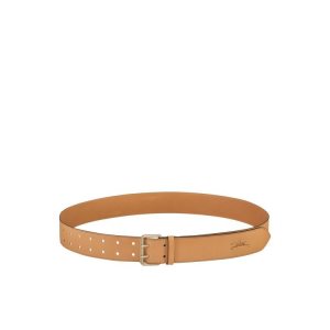 Cinture Longchamp Vegetal Pelle Beige | 47120-UREO