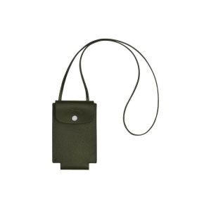 Cover Longchamp With Pizzo Forest Pelle Verdi | 04785-OLCA