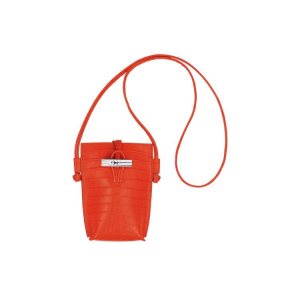 Cover Longchamp With Pizzo Pelle Arancioni | 89175-HNVK