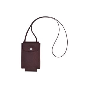 Cover Longchamp With Pizzo Pelle Bordeaux | 76025-RKHA