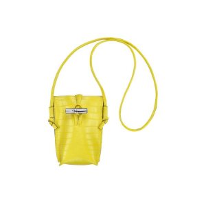 Cover Longchamp With Pizzo Pelle Lemon | 12354-MTDG