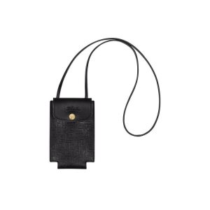 Cover Longchamp With Pizzo Pelle Nere | 25490-FBNY