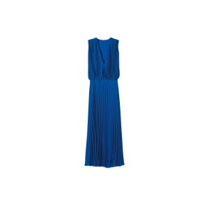 Gonne Longchamp Long Sintetica Fibres Blu | 51932-WPDB