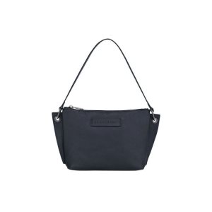 Marsupio Longchamp Pouch Pelle Blu | 09245-NIAQ