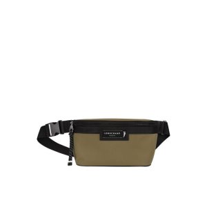 New Longchamp Recycled canvas Khaki | 53094-ZSRP