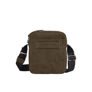 New Longchamp S Pelle Khaki | 15704-CLDY