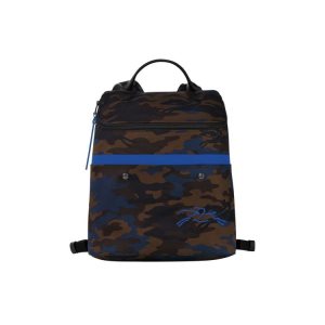 New Longchamp Tela Blu Marino | 50932-VXQT