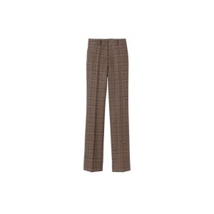 Pantaloni Longchamp Trousers Lana Vergine Marroni | 30741-FEOS