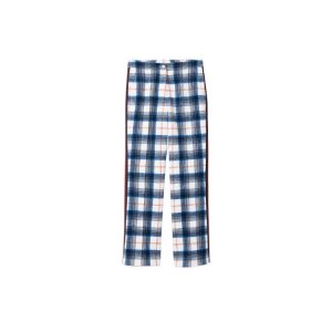 Pantaloni Longchamp Trousers Lana Vergine Blu | 32894-ZQIJ