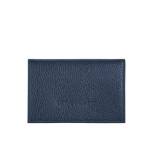 Portacarte Longchamp Card Pelle Blu Marino | 90817-OGRI
