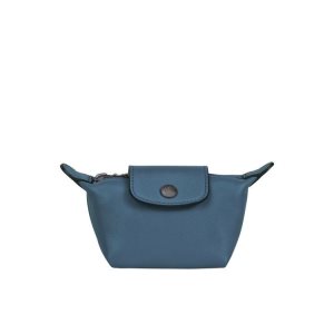 Portacarte Longchamp Pelle Blu | 31625-DWXL