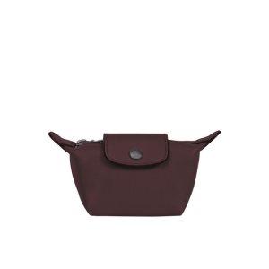 Portacarte Longchamp Pelle Bordeaux | 42367-TUWD