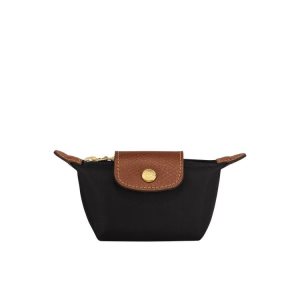 Portacarte Longchamp Recycled canvas Nere | 64308-SMRO