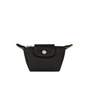 Portacarte Longchamp Recycled canvas Nere | 73692-FEIS