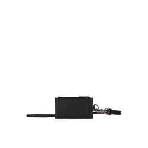 Portacarte Longchamp With Necklace Pelle Nere | 64039-HWSU