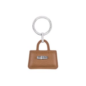 Portachiavi Longchamp Pelle Beige | 23175-JYKP