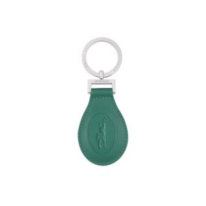 Portachiavi Longchamp Pelle Grigie Verdi | 86549-WKNI