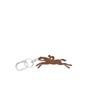Portachiavi Longchamp Pelle Marroni | 83105-RMWA