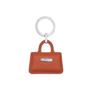 Portachiavi Longchamp Pelle Rosse Scuro | 83962-YDNB