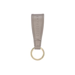 Portachiavi Longchamp Turtledove Pelle Grigie | 50128-MVTW