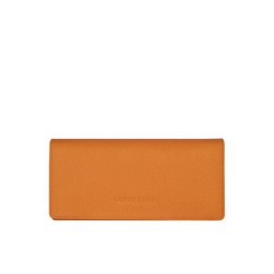 Portafogli Longchamp Long Continental Saffron Pelle Arancioni | 06795-VZOR