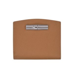 Portafogli Longchamp Pelle Beige | 29148-NUZK