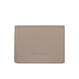 Portafogli Longchamp Turtledove Pelle Grigie | 79016-ZUEI