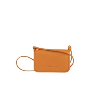 Portafoglio Con Cerniera Longchamp On Saffron Pelle Arancioni | 40193-LABT