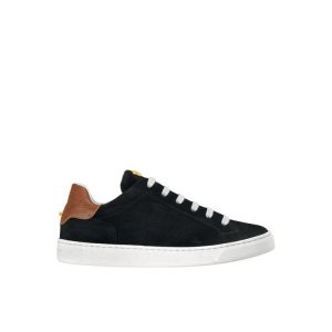 Scarpe Da Ginnastica Longchamp Pelle Nere | 96205-AEXG