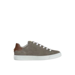 Scarpe Da Ginnastica Longchamp Turtledove Pelle Grigie | 60479-JSFI