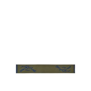 Sciarpe Longchamp Lana Vergine Khaki | 27905-HIVR