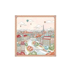 Sciarpe Longchamp Scarf 90 Silk Arancioni | 14058-GDFT