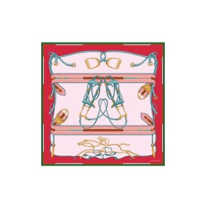 Sciarpe Longchamp Scarf 90 Silk Arancioni | 76049-QXKN
