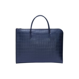 Valigie Longchamp Briefcase S Pelle Blu Marino | 81236-IMSF
