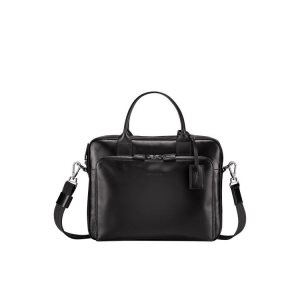 Valigie Longchamp Briefcase S Pelle Nere | 14378-VAZK