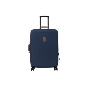 Valigie Longchamp M Recycled canvas Blu | 12469-IYQK