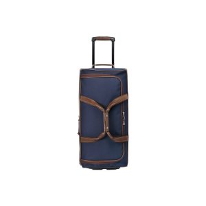 Wheeled Duffle Bags Longchamp Tela Blu | 49038-UYHM