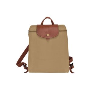 Zaini Longchamp Desert Recycled canvas Khaki | 05328-JBVS