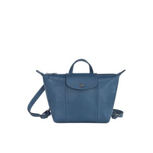 Zaini Longchamp Pelle Blu | 13708-BHOF