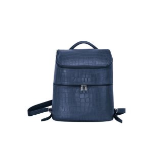 Zaini Longchamp Pelle Blu Marino | 15340-UYMO