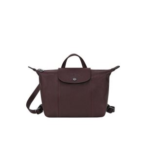 Zaini Longchamp Pelle Bordeaux | 92137-EILG