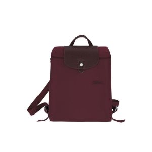 Zaini Longchamp Recycled canvas Bordeaux | 28305-MRNF
