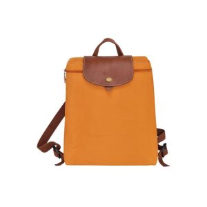 Zaini Longchamp Saffron Recycled canvas Arancioni | 40816-NYHU