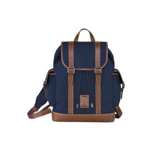 Zaini Longchamp Tela Blu | 28431-HQJC
