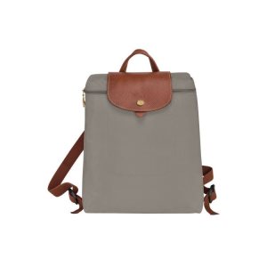 Zaini Longchamp Turtledove Recycled canvas Grigie | 61092-GMTX